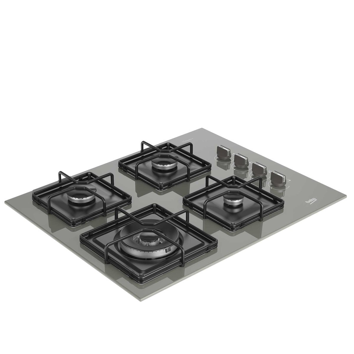 Beko BOCD K 6510 EWG Wok Gözlü Gri Cam Ankastre Ocak - Görsel 2