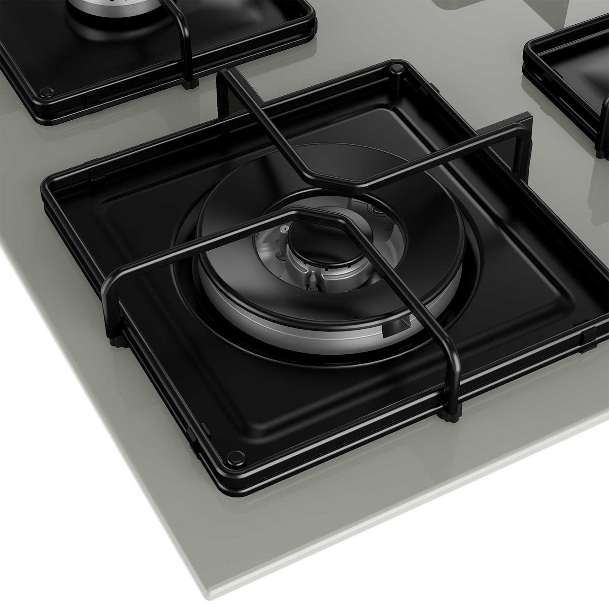 Beko BOCD K 6510 EWG Wok Gözlü Gri Cam Ankastre Ocak - Görsel 5