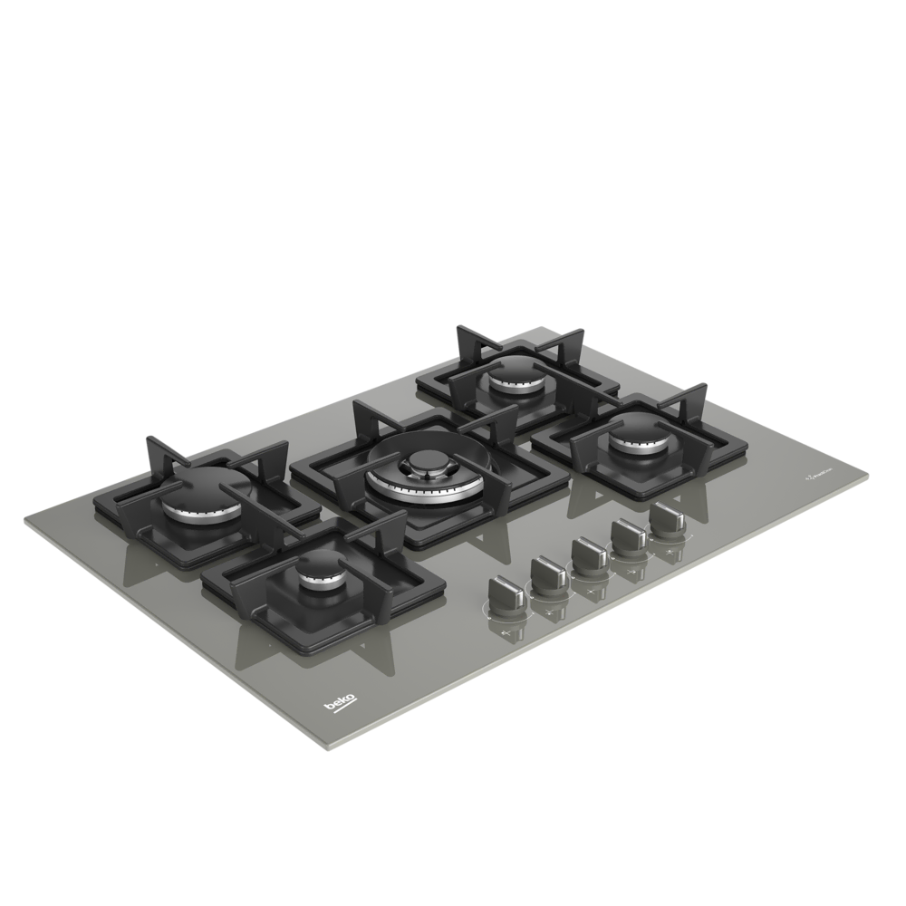 Beko BOCD K 7520 DWG Gazlı Cam Tablalı Ocak - Görsel 2