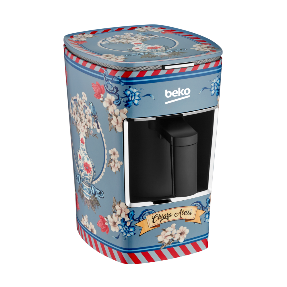 Beko Chiara Alessi BKK 2300 FP Fiori di Primavera Türk Kahve Makinesi - Görsel 2