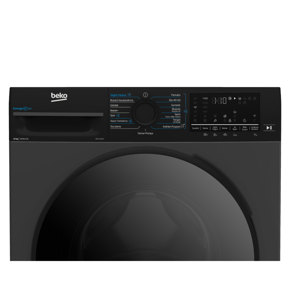 Beko CMX 12140 A 1400 Devir 12 kg Çamaşır Makinesi - Görsel 4